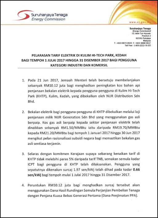 Tarif Elektrik KHTP image2